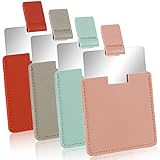 4 Stück Reisespiegel, Edelstahl Taschenspiegel, Handspiegel klein inkl....