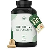 Bacopa Monnieri Brahmi - Hochdosiert: 1.500mg mit 2,5% Bacoside - Big Pack:...