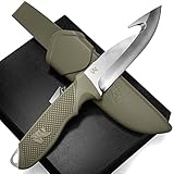 Wolfgangs WHUNTER 2 Jagdmesser feststehende Klinge mit Aufbrechhaken aus...