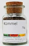 Kümmel Samen echte Kümmelsamen ganz 70g im Glas Gewürzkontor München