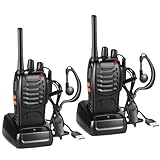 Walkie Talkies PMR446 Professionelle Funkgerät Set, 16 Kanäle...