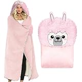 Tragbare Decke Alpaka, Alpaka Geschenk für Frauen, Sofadecke Kuscheldecke...