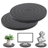 MIYUANGKJ 2 Stück 20 cm Schwarz Kunststoff 360 Grad Drehbarer Universal...