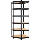 Monzana® Eckregal Premium Lagerregal 180x70x40cm 1050kg 6 MDF-Platten...