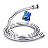 GRIFEMA Duschschlauch 1,5m – Flexibler Glatter PVC Brauseschlauch 150cm,...