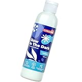 colozoo Glow in The Dark weiß Acryl Farbe 180ml | Leuchtfarbe im Dunkeln...