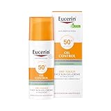 Eucerin Oil Control Sun Face Gel-Creme LSF 50+ 50 ml, unparfümierte...