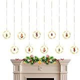 Star Lights -Schnur, Weihnachtsfensterbeleuchtung, romantische, dimmbare...