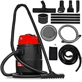 LEHMANN Poolsauger 4-in-1 mit Saugdüsen-Set, 1400 W, 30 L, Teichsauger...