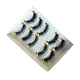 Didiseaon 5Paare Natürliche Falsche Wimpern Lange Kreuzgefälschte Wimpern...