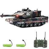Hitish RC Panzer mit Schießfunktion für Kinder Erwachsene, 2,4G...
