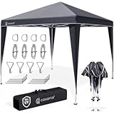 CASARIA® Pavillon Capri 3x3m Pop-Up UV-Schutz 50+ Wasserdicht Winterfest...