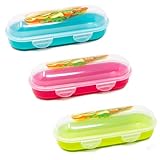 QILZO® Sandwich-Halter, Lunch Halter, Sandwich-Lunchbox Wiederverwendbare...