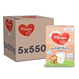 Milupa Milumil Kindermilch 1+, ab 1 Jahr, 5x550g Pulver | Für Kleinkinder...