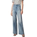 Schlaghose Damen Jeans Extra Lang - Freizeithose Damen Lang Weites Bein...