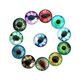 BEBEMOKO 20 Stück DIY Retro Glaspuppe Wackelaugen 16 Mm Durchmesser...