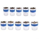 Steckschlüssel-Satz, 1/2-Zoll-Antrieb, 10 Größen, 18-32 mm,...