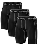 Roadbox 3er Pack Herren Kompressionsshorts, Schnelltrocknendes Baselayer...