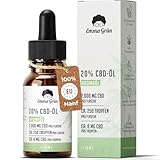 Emma Grün® CBD Öl 20% [VOLLSPEKTRUM] - Hanföl CBD Tropfen mit 2.000 mg...