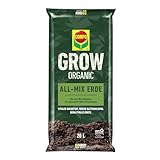 COMPO GROW ORGANIC All-Mix Erde 20 L - Erde zum Anbau von Spezialkulturen...