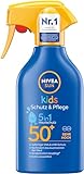 NIVEA SUN Kids Schutz & Pflege 5in1 Hautschutz LSF 50+ Sonnenspray (250...