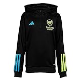 adidas 2023-2024 North London Reds Hoody (Black) - Kids