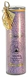 Palm Light Chakra Kerze – violett, 20cm, 100 Std. Brenndauer, in...
