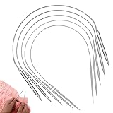 Rundstricknadeln Stricknadeln Set Edelstahl 43cm 5 Stück, Stricknadeln...
