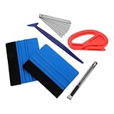 GRIRIW Teiliges Fensterfolie Werkzeug Autofolierung mit Filzrakel...