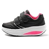 JOMIX Damen Sneaker Klettverschluss Sportschuhe Plateau Turnschuhe...