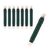 Strehknewen 8 Rollen Blumendraht Grün – Ø 0,71mm × 35m Bindedraht &...