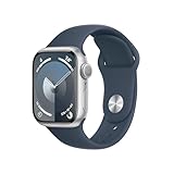 Apple Watch Series 9 (GPS, 41 mm) Smartwatch mit Aluminiumgehäuse in...