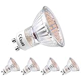 GVOREE GU10 LED Warmweiss dimmbar, 3000K Warmweiß, 5W 450 Lumen LED...