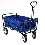 Gartenwagen, zusammenklappbar, mit vier Rädern, Gartenwagen, Outdoor,...