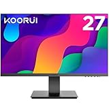 KOORUI Monitor 27 Zoll, Full HD Rahmenlos Bildschirm 16:9 IPS-Panel (75Hz,...