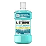 Listerine - Mundwasser, intensive Frische, Menthol, leichter Geschmack,...