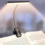 Glocusent Leselampe Buch Klemme 26 LEDs, Buchlampe mit 5 Farbtemperatur &...