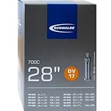 Schwalbe Fahrradschlauch DV17 mit Blitzventil ~ 28' ~ 37-622 mm (28 x 1 3/8...