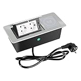 Bidirektionaler USB-C Ladeadapter, PD20W & 15W Qi Wireless, Einziehbarer...