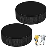 EIHI 2 Stück Übung Hockey Pucks,Erwachsenen Eishockey,3“ Durchmesser/...