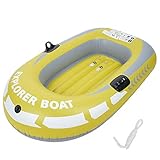 BOROCO Schlauchboot 1 Personen,Hochfest PVC Schlauchboot für 55KG...