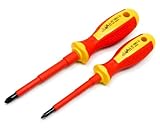 INGDAUM® VDE PZ Schraubendreher für Pozidriv/Kreuzschlitz-Schrauben,...