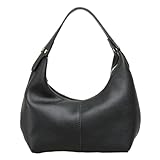 TIAASTAP Einfarbig Hobo Bag PU Leder Handtasche Damen klein Schultertasche...