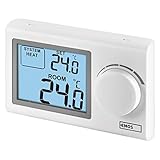 EMOS - digitaler Raumthermostat mit LCD-Display - manuell, drahtgebunden -...
