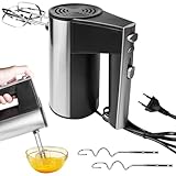 Handmixer, Elektrisch Handrührgerät Mixer Handrührer, 5...