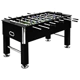 vidaXL Kickertisch 60kg Stahl Schwarz Tischkicker Tischfußball...