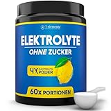 Elektrolyte OHNE ZUCKER - 60 Portionen - 1390mg Elektrolyte für Sport und...