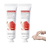 Granatapfel Handcreme, 2 Stück Hand Nourishing Cream Pflegende Handcreme...