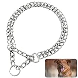 Duronge Kettenhalsband Hund, Edelstahl Hundehalsband, Verstellbare...