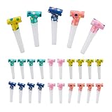 Relaxdays Partytröten 200er Set, Luftrüssel Kinder, Tröten...